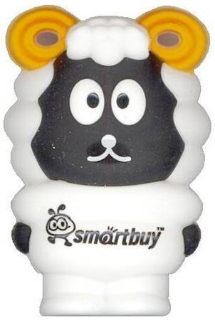 Флешка SmartBuy Sheep 8 ГБ, белый/черный 19848666991768