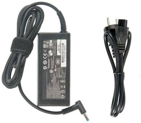 Блок питания (зарядное устройство) ZeepDeep для ноутбука HP 19.5V 2.31A 45W 4.5x3.0 мм с иглой черный, с сетевым кабелем 19848668172583