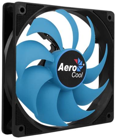 Вентилятор для корпуса AeroCool Motion 12, черный/синий 19848668189927