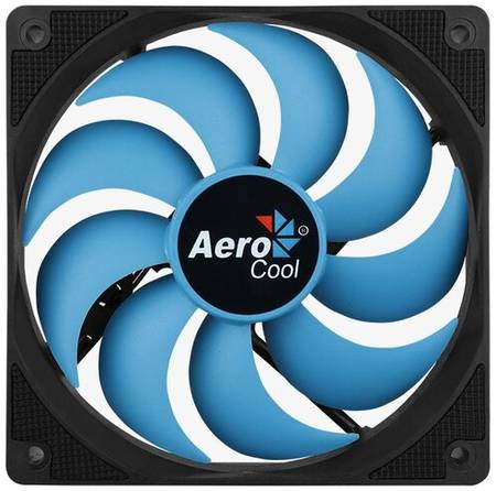 Вентилятор для корпуса AeroCool Motion 12 Plus, черный/голубой 19848682822347