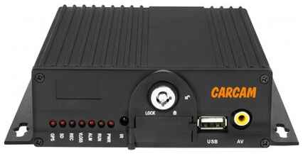 Комплект видеонаблюдения CARCAM MVR4422, без камеры, GPS