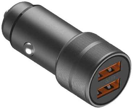 Автомобильное ЗУ EnergEA Alu drive2 2 USB QC3.0 36W gunmetal