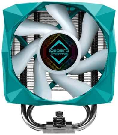 Система охлаждения для процессора Iceberg Thermal IceSLEET X6, бирюзовый/серый 19848687454330
