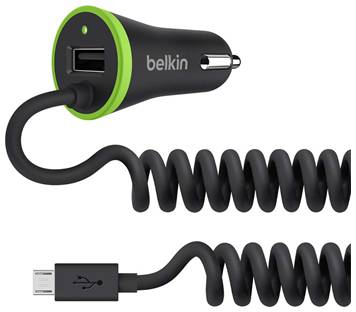 Автомобильное зарядное устройство Belkin F8M890bt04-BLK