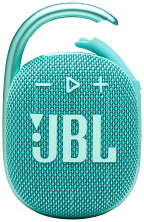 Портативная акустика JBL Clip 4, 5 Вт, бирюзовый 19848689702338