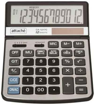 Калькулятор бухгалтерский Attache CA-1217C