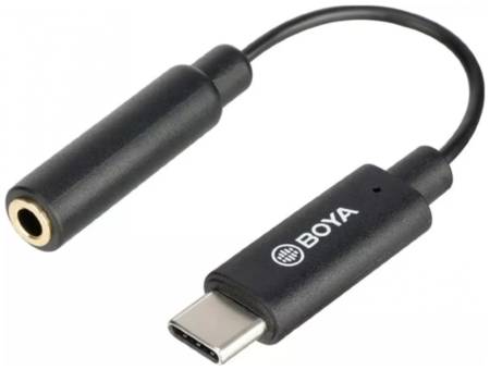 Boya BY-K4 Переходник 3,5 мм TRS на USB Type-C
