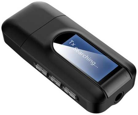 Адаптер Bluetooth 5.0 LCD-экран, аудио AUX для телевизора, машины, колонки, ноутбука, компьютера, ПК / Sellerweb MX-T11