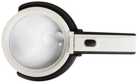 AnroKey Лупа настольная с подсветкой LED 2х120мм/5х28мм