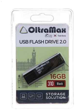 USB Flash Drive 16Gb - OltraMax 310 OM-16GB-310-Black