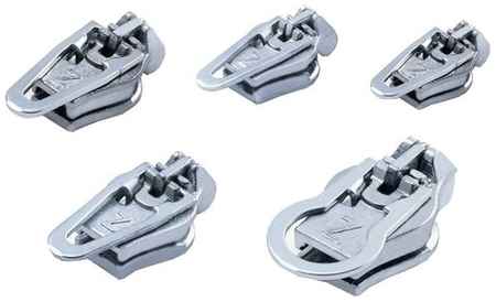 Набор бегунков для молнии ZlideOn Narrow Zipper XS, M, L, XL, Waterproof Zipper L Silver 19848703124491