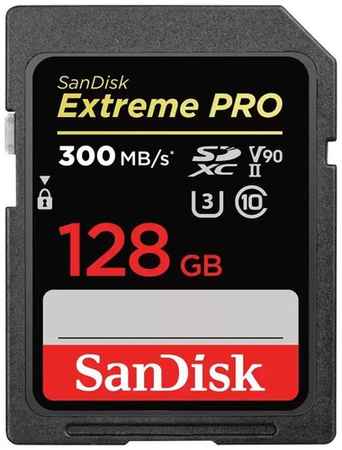 Карта памяти Sandisk 128ГБ SDSDXDK-128G-GN4IN UHS-II U3 черный 19848706083315