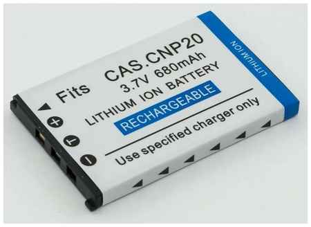 Аккумуляторная батарея NP-20 для фотоаппарата Casio Exilim Card M1, M2, M20, M20U, S1, S1PM, S2, S3, S20, S20U, S100, S100WE, S500