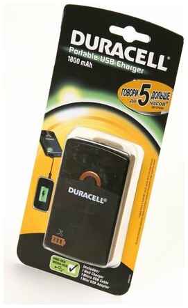 Duracell Внешний аккумулятор Duracell Portable USB Charger Black (PРSOGC) 19848713077209