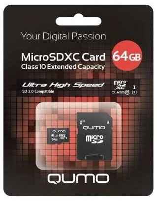 Карта памяти Qumo Micro-SD 64Gb 19848714921921