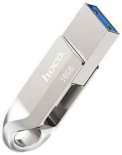 Hoco USB Flash Drive 16GB Smart Type-C (UD8) Cкорость записи 30-40MB/S / Чтения 70-100MB/S 19848714980174