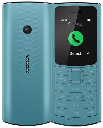 Телефон Nokia 110 4G DS 2021, Dual nano SIM, бирюзовый 19848715174963