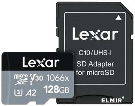 Карта памяти Lexar Professional 128GB 1066x microSDXC UHS-I U3 19848715211304