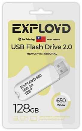 USB Flash Drive 128Gb - Exployd 650 EX-128GB-650-White 19848715229799