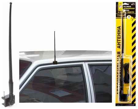 Автомобильная антенна для радио Триада-АН 71-05 на водосток, пруток резиновый 38 см 19848719929557