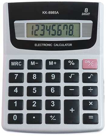 Сима-ленд Калькулятор 8985А, настольный, 08-разрядный, 556092, мультиколор
