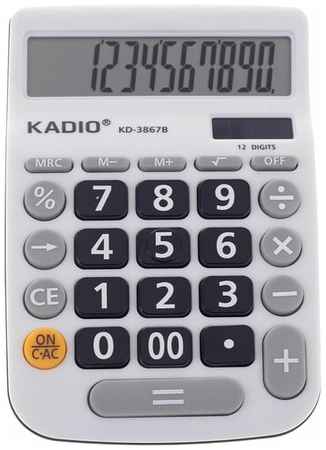 Kadio Калькулятор 3867B, настольный, 12-разрядный, 2694273, мультиколор 19848721706803