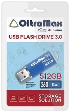 USB Flash Drive 512Gb - OltraMax 260 3.0 OM-512GB-260-Blue
