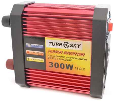 Инвертор TurboSky PI-300 красный/черный 19848724463927