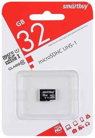 Карта памяти SMARTBUY MicroSDHC 32GB Class10 UHS-I 19848725170990