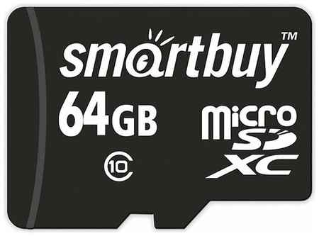 Карта памяти SMARTBUY MicroSDXC 64GB Class10 LE 19848725170996