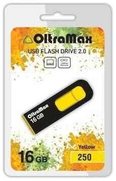 Флешка OLTRAMAX OM-16GB-250 желтый 19848725202130