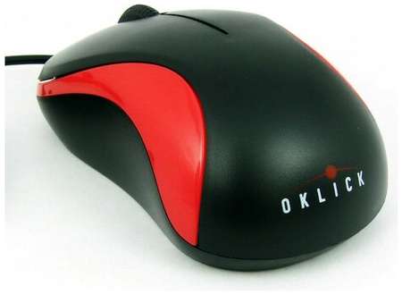 Мышь Oklick 115S Black Red USB 19848727326066