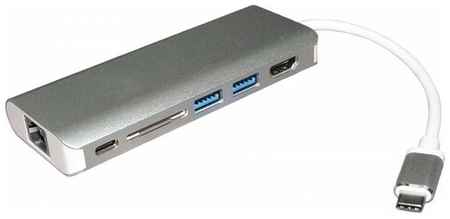 Кабель адаптер PALMEXX USBC HDMI-2*USB3.0-USBC-CardReader-Ethernet 19848731278657