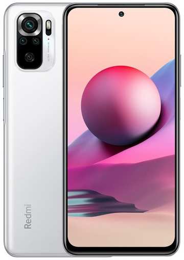 Смартфон Xiaomi Redmi Note 10S 6/128 ГБ Global, Dual nano SIM, белоснежная галька 19848738011977