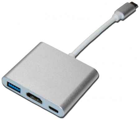 Кабель PALMEXX USBC-HDMI-USB3.1-USBC / серебро 19848742228381