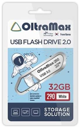 USB Flash Drive 32GB - OltraMax 290 2.0 OM-32GB-290-White 19848749532184