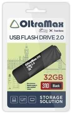 USB Flash Drive 32GB - OltraMax 310 2.0 OM-32GB-310-Black 19848749539776