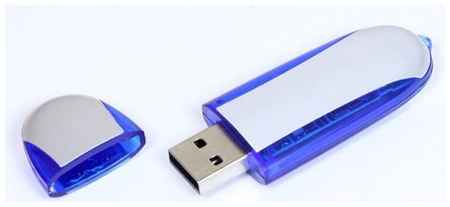 Centersuvenir.com Овальная флешка для нанесения логотипа (64 Гб / GB USB 3.0 Синий/Blue 017 Можно заказать лого компании) 19848756350480