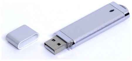 Apexto Промо флешка пластиковая «Орландо» (16 Гб / GB USB 2.0 Серебро/Silver 002 Flash drive PL003) 19848756352892