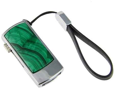 Студия подарка Дарград Подарочная USB флешка с натуральным камнем ″Малахит″ (32 Гб)