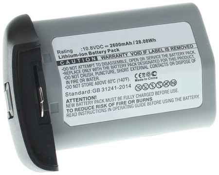 Аккумуляторная батарея iBatt 2600mAh для Canon LP-E19, iB-F610, iB-F611 19848756707742