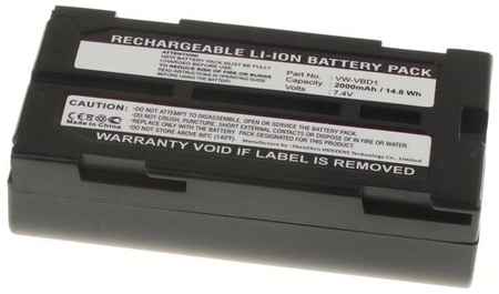 Аккумуляторная батарея iBatt 2000mAh для Hitachi, Panasonic VM-BPL27, PV-DBP5, CGR-B/202 19848756707763