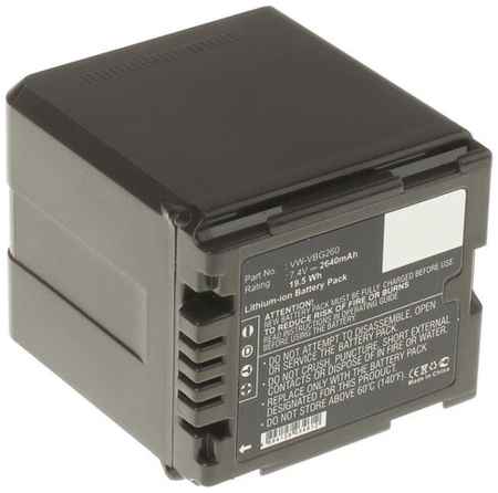 Аккумуляторная батарея iBatt 2640mAh для Panasonic PV-GS500, AG-HMC43MC 19848756707776