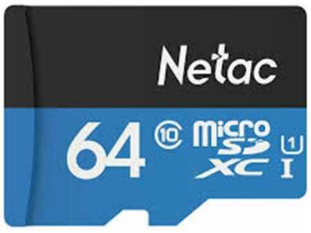 Карта памяти 64Gb - Netac microSDHC P500 NT02P500STN-064G-R с переходником под SD 19848756800342