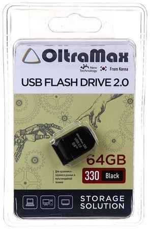 USB Flash Drive 64Gb - OltraMax 330 OM-64GB-330-Black 19848756802457