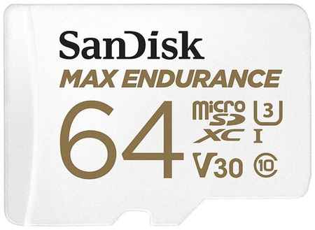 Карта памяти 64Gb - SanDisk microSD Max Endurance Class 10 UHS-I SDSQQVR-064G-GN6IA 19848756809932
