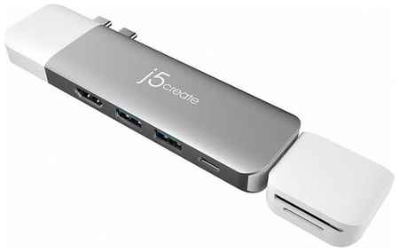 Док-станция j5create Ultradrive Kit USB Type-C - USB-C PD 3.0/USB-C 3.1/HDMI/USB-A 3.1x2/4K HDMI SD/microSD JCD387 19848756815840