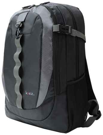 Рюкзак для ноутбука 15.6″ KREZ - нейлон полиэстер серый черный 19848768229241