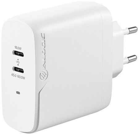 Зарядное устройство Alogic Rapid Power USB-C 63W (WCG2X63-EU)