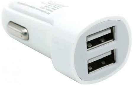 Автомобильное зарядное устройство BoraSCO 2 USB, 2,1A белое 19848771374967